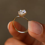 2.00 Ctw 14k Marquise Lab Grown Diamond Engagement Ring with Hidden Halo – Natalia Ferkos Fine Jewelry