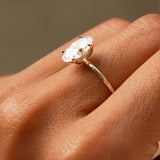 2.00 Ctw 14k Oval Shaped Prong Setting Lab Grown Diamond Engagement Ring – Odessa Ferkos Fine Jewelry