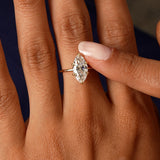 2.00 Ctw 14k Marquise Shape Prong Setting Lab Grown Diamond Engagement Ring – Verity Ferkos Fine Jewelry