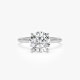2.00 Ctw 14k Round Brilliant Prong Setting Lab Grown Diamond Engagement Ring – Rosalind Ferkos Fine Jewelry