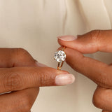 2.00 Ctw 14k Round Brilliant Prong Setting Lab Grown Diamond Engagement Ring – Rosalind Ferkos Fine Jewelry