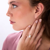 2.00 Ctw 14k Marquise Shaped Lab Grown Diamond Split Shank Engagement Ring - Carla Ferkos Fine Jewelry