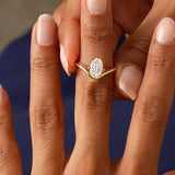 1.00 Ctw 14k Oval Cut Lab Grown Diamond Designer Setting Ring – Nerissa Ferkos Fine Jewelry