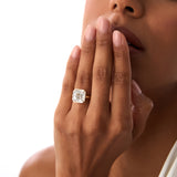 5.00ctw 14k Asscher Cut Lab Grown Diamond Engagement Ring - Ciro Ferkos Fine Jewelry