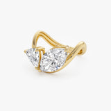 3.00ctw 14k Marquise & Trillion Lab Grown Diamond Statement Ring - Mica Ferkos Fine Jewelry