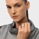1.68 Ctw 14K Baguette Lab Grown Diamond Wide Statement Ring - Melia Ferkos Fine Jewelry