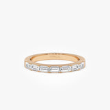 14K Baguette Lab Grown Diamond Ring - Sade Ferkos Fine Jewelry