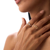 14K Twist Rope Infinity Knot Ring Ferkos Fine Jewelry