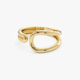 14k Modern Minimalist Statement Ring Ferkos Fine Jewelry