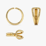 14k Modern Minimalist Statement Ring Ferkos Fine Jewelry