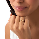 14K 5MM Rope Cuff Ring Ferkos Fine Jewelry