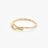 14k Gold Minimalist Knot Band Ferkos Fine Jewelry