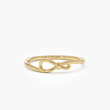 14k Gold Minimalist Knot Band 14K Gold Ferkos Fine Jewelry