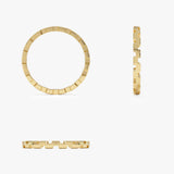 14k Gold Stackable Link Ring Ferkos Fine Jewelry