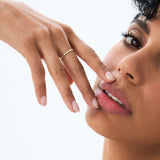 14k Plain Gold Minimalist Marquise Shape Ring Ferkos Fine Jewelry