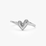 14k Gold Love Heart Ring Ferkos Fine Jewelry