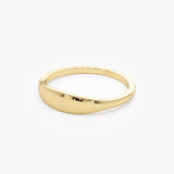 14k Gold Tapered Dome Gold Ring Ferkos Fine Jewelry