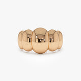 14k Bubble Dome Statement Ring 14K Rose Gold Ferkos Fine Jewelry