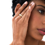 14k Gold Puffy Gold Band Ferkos Fine Jewelry