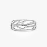 14k Gold Sculptural Band Ferkos Fine Jewelry