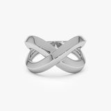 14K Chunky Gold Criss Cross Statement Ring Ferkos Fine Jewelry