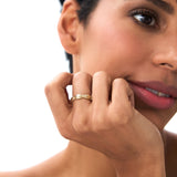 14k Gold Textured Knot Ring Ferkos Fine Jewelry