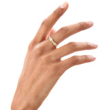 14k Gold Textured Knot Ring Ferkos Fine Jewelry