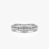 14k Gold Textured Knot Ring Ferkos Fine Jewelry