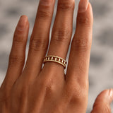14k Double Rope Link Band Ring Ferkos Fine Jewelry