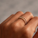 14k Double Rope Link Band Ring Ferkos Fine Jewelry
