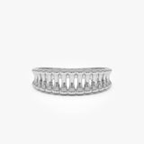 14K Sculptural Wide Band Ring Ferkos Fine Jewelry