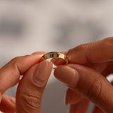 14k Knife Edge Wedding Band Ferkos Fine Jewelry