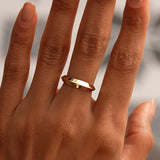 14k Knife Edge Wedding Band Ferkos Fine Jewelry