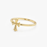 14K Chrome Hearts Cross Band Ring Ferkos Fine Jewelry