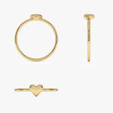 14k Bubble Heart Ring Ferkos Fine Jewelry