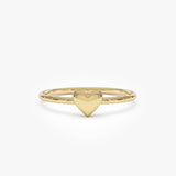 14k Bubble Heart Ring 14k Gold Ferkos Fine Jewelry