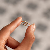 14k Plain Gold Balloon Bow Ring Ferkos Fine Jewelry