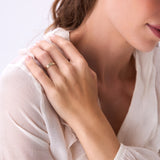 14k Gold Multi-Ribbed Statement Ring Ferkos Fine Jewelry