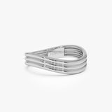 14k Gold Multi-Ribbed Statement Ring Ferkos Fine Jewelry