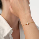 14k Bold Diamond Cross Bracelet Ferkos Fine Jewelry