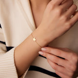 14K Gold Heart Bracelet  Ferkos Fine Jewelry