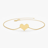 14K Gold Heart Bracelet 14K Gold Ferkos Fine Jewelry