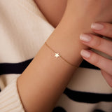 14K Gold Lucky Star Charm Bracelet Ferkos Fine Jewelry