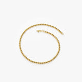 14k 2.5MM Beaded Bracelet Ferkos Fine Jewelry