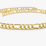 14k Gold Figaro Chain Bracelet Ferkos Fine Jewelry