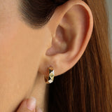 14k Gold Statement Earring Ferkos Fine Jewelry