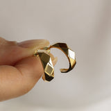 14k Gold Statement Earring Ferkos Fine Jewelry