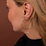 14k Gold Hoops 26.5 - 31.5 - 37MM Ferkos Fine Jewelry