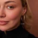 14k Gold Hoops 26.5 - 31.5 - 37MM Ferkos Fine Jewelry