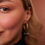 14k Gold Hoops 26.5 - 31.5 - 37MM Ferkos Fine Jewelry